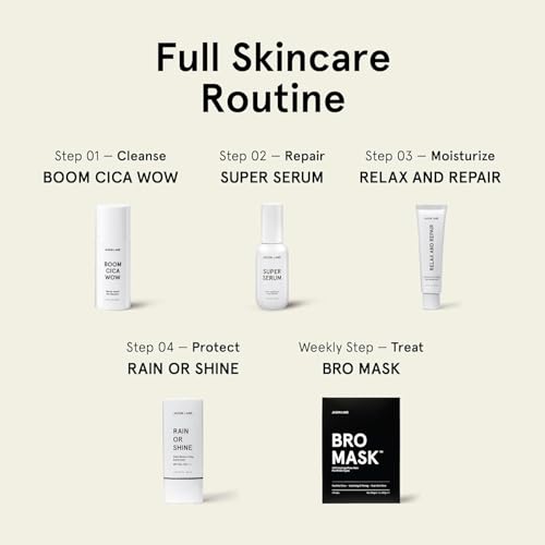 JAXON LANE BRO MASK Premium Korean Face Mask for Men (4 x 1 Pack) - Anti Aging Sheet Masks w/Hydrogel, Vitamin C, Hydrolyzed Collagen, & Hyaluronic Acid - Perfect Skin Care for Men - Image 7