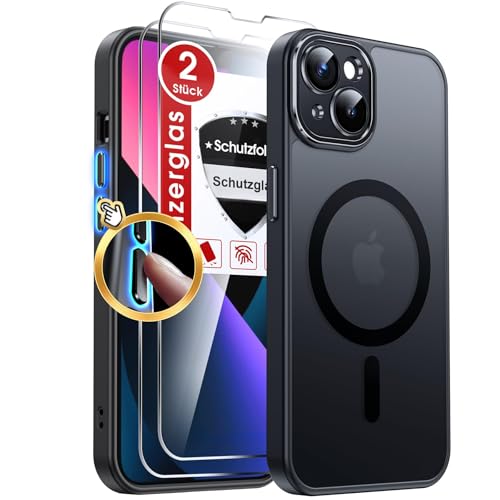 LeYi für iPhone 13 Hülle mit Panzer Schutz Glas 2X[ für MagSafe] Handyhülle i Phone 13 Case Kameraschutz Displayschutz Folie Magnetisch… – Ansicht 7