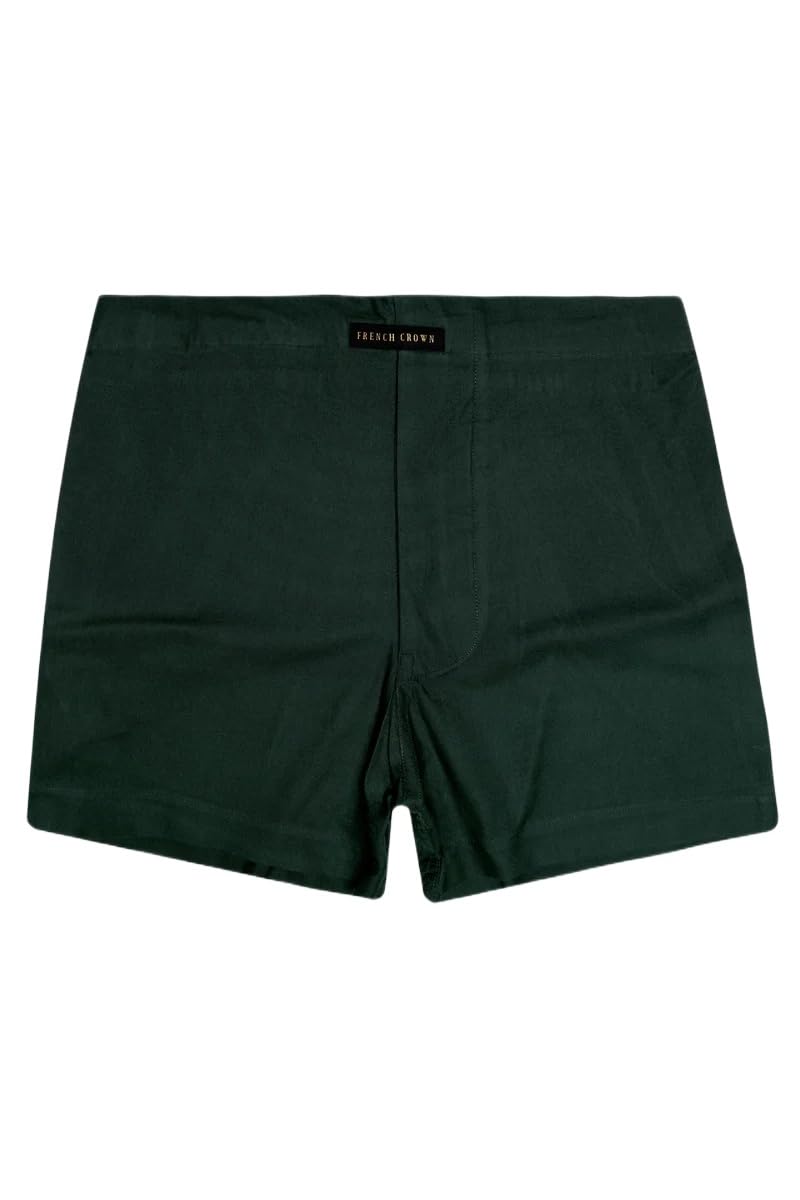 Celtic Green Solid Oxford Premium Cotton Boxer-image-48
