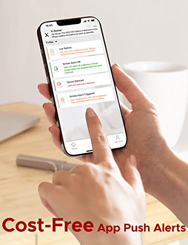 X-Sense Wi-Fi Smoke Alarm for Home with Replaceable Battery, Smart Smoke Alarm Compatible with X-Sense Home Security App, Compliant with EN 14604 Standard, XS01-WX, 1-Pack - 3