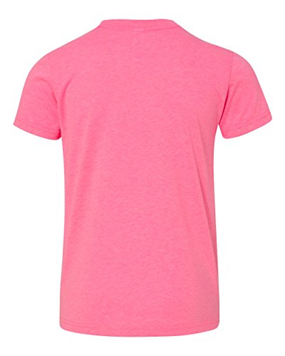 Bella Canvas Youth Jersey Short Sleeve Tee, Neon Pink, Large #TOP3