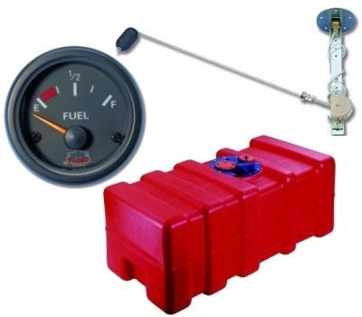 Bootskiste Einbautank 53 Liter mit Tankanzeige