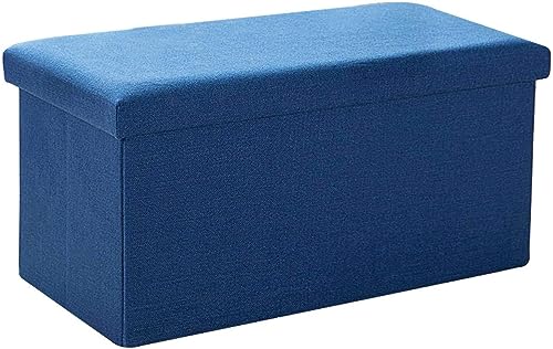 Ottoman pliable avec rangement pour salon et terrasse meuble à chaussures rectangulaire
