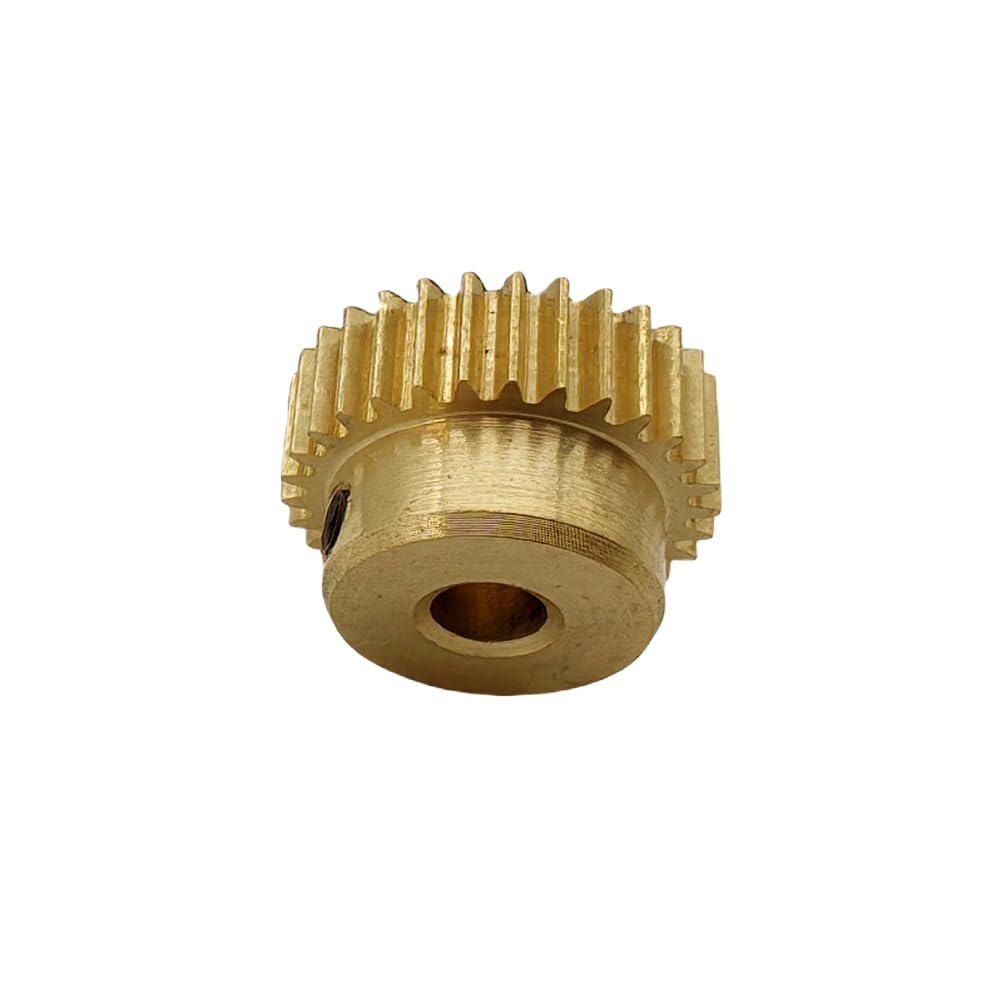 Worm Gear Set 35:1/40:1 Reduction Ratio 0.5 Module Brass Worm Rod & 35T 40T Gear Wheel for High-Torque Conveyors, Packaging Machines (Rod-3mm, 40T-4mm)
