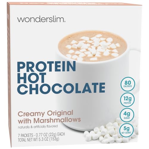 Wonderslim Protein Hot Chocolate with Marshmallows (7ct)