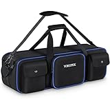 YOREPEK Tripod Carrying Case Bag 23.6', Heavy-Duty Light Stand Bag with 2 Protective Pads, Photo Studio Equipment Case for Tripods Manfrotto, Monopods, Speaker Stands, Photography Equipment, Travel