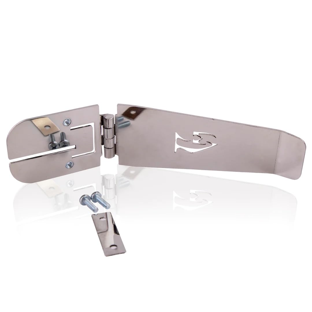 ThrottleMAXX Silver UTV Footrest, Drivers Side, Stainless Steel, Compatible with Honda Pioneers