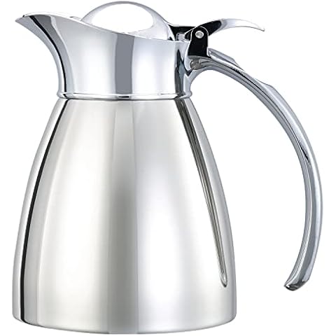 Service Ideas MAR03PS Marquette Series Original, Vacuum Insulated Carafe, Stainless Vacuum, 10 Ounce, Polished Finish Cover