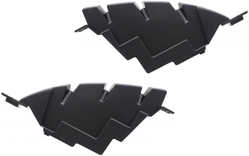 For Dodge Charger 2015-2022 Bumper Cover Bracket Driver and Passenger Side | Pair | Front | Outer | ABS Plastic | Replacement For CH1042112, CH1043112 | 68226545AB, 68226544AB