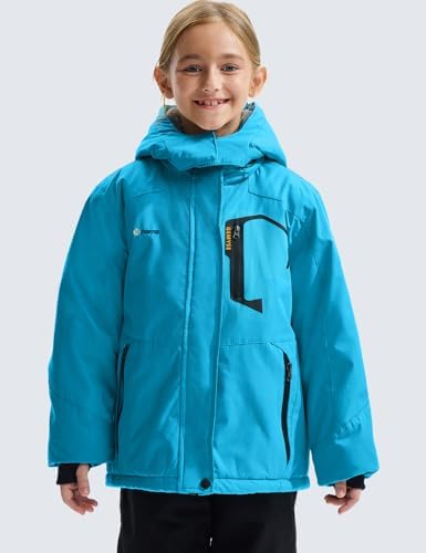 GEMYSE CT001Girl Girl's Ski Jacket, Blue 1 Light : Amazon.com.be