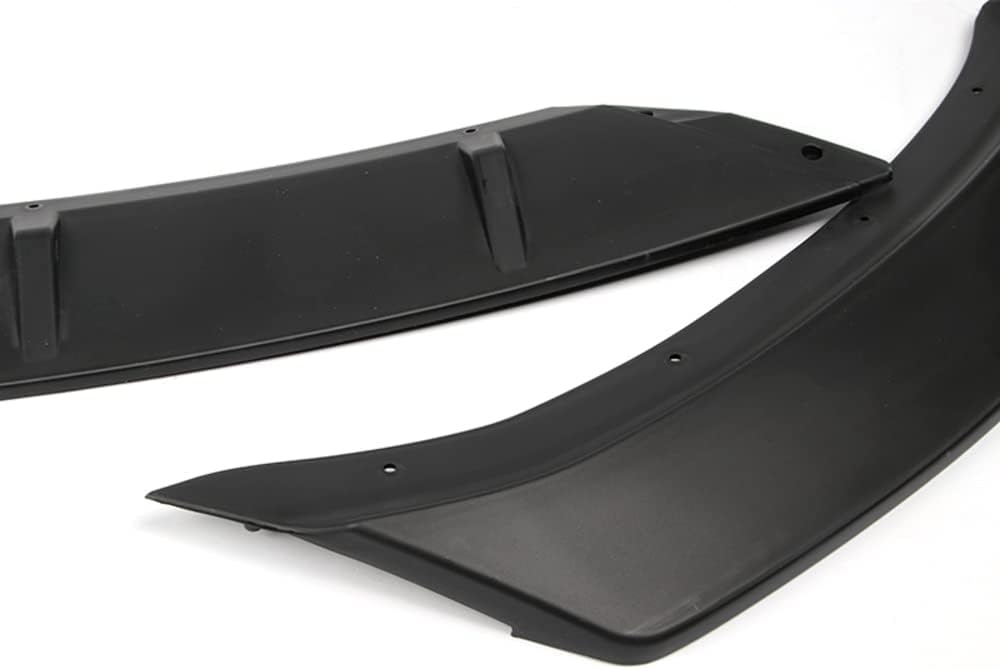 3-Piece Front Bumper Lip fit for Compatible with 2016-2019 BMW 3-Series F30 F35 330i 318i 320i 328d, Front Bumper Lip Spoiler Air Chin Body Kit Splitter, Unpainted Matt Black, 2017 2018