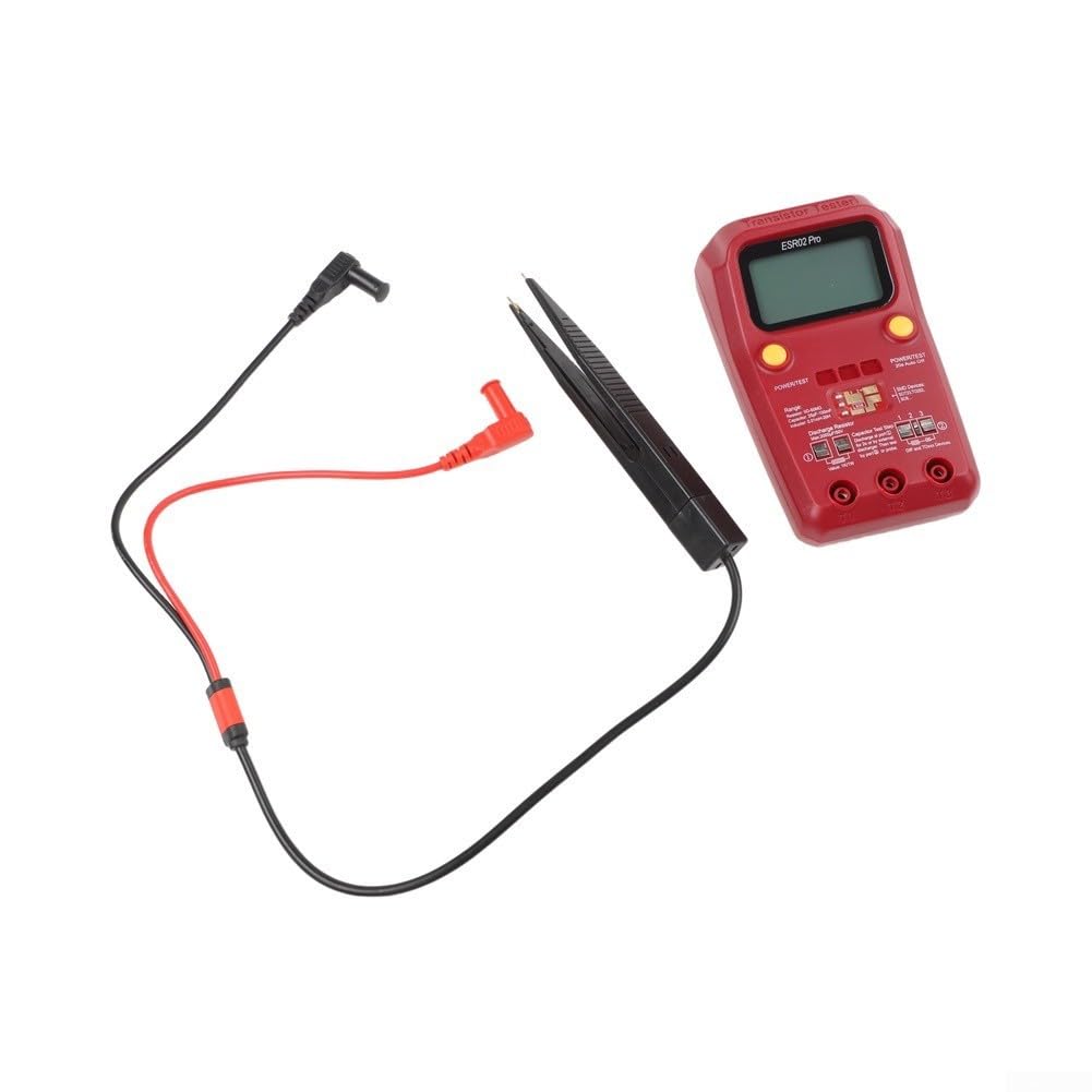 Tester Transistor per smd ESR02 Pro Misura Induttanza Tester(ESR02PRO-Black)