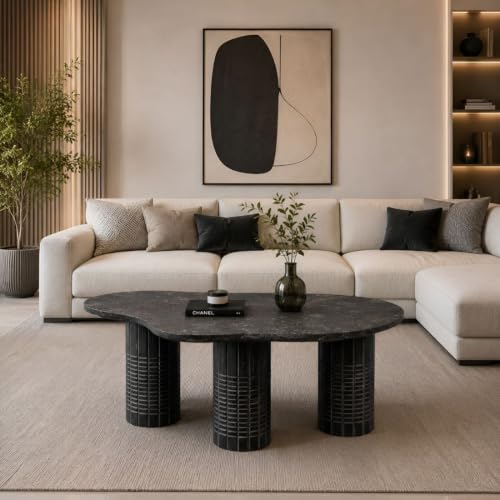Coffee Tables: 10 Stylish Picks for Your Living Room 10 Modern Granite Coffee Table | Luxury Natural Stone Center Table w...