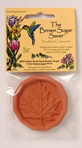 JBK Oak Leaf Terra Cotta Brown Sugar Saver - Thumbnail 2