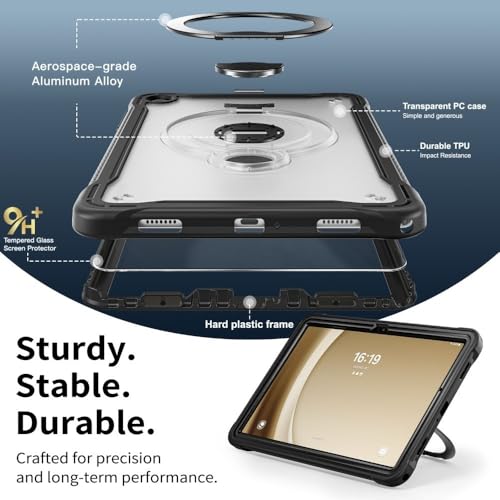 Coque iPad 11 A16 2025 kaki antichoc pour travailler partout - 7