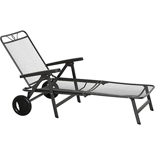 Siena Garden Elda Rollliege matt-anthrazit Streckmetall