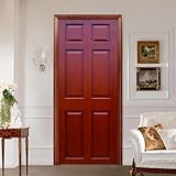 Dimensioni: Il pacchetto include 1 rotolo di adesivi (inclusi 2 adesivi), le dimensioni totali sono: 100x200 cm, diviso in due parti 50x200 cm x 2. Prima di ordinare questo adesivo per porte, misura le dimensioni della tua porta per assicurarti che si adatti alla tua porta