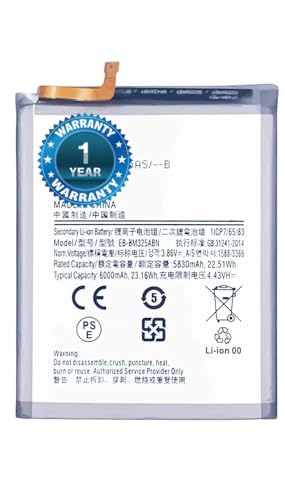 Image of Original EB-BM325ABN Battery for Samsung Galaxy M32 (SM-M325FV, SM-M325FV /DS, SM-M325F /DS, SM-M325F) Battery with 1 Year Warranty****(Y210)