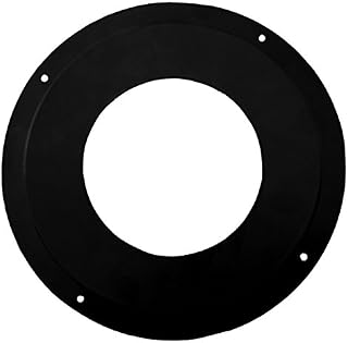 ChimFit 4" Rosette Collar Vitreous Enamelled For Wood Burning Multifuel Stoves