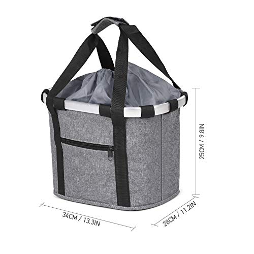 image for Lixada Bike Basket, Small Pet Cat Dog Carrier Bicycle Handlebar Front 