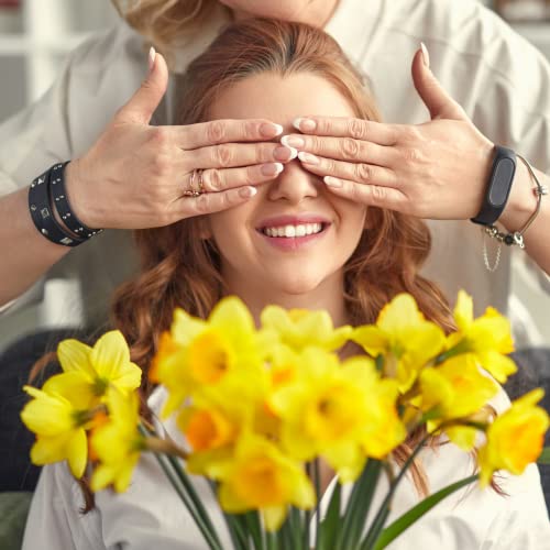 Bonus Daughter Necklace Birthday Graduation Christmas Gift Pendant for Step Daughter Goddaughter with Message Card and LED Jewelry Box Gift2