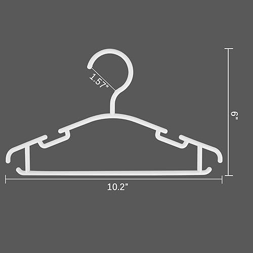 Miniatura 28 de GoodtoU Perchas para niños – Perchas de bebé para armario – Perchas de ropa de bebé, paquete de 60 perchas de plástico para bebés y niños pequeños