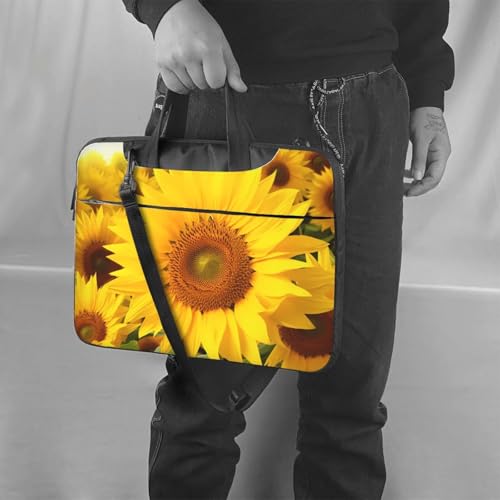 Bolso Tote para Laptop con diseño de girasoles miniatura 2