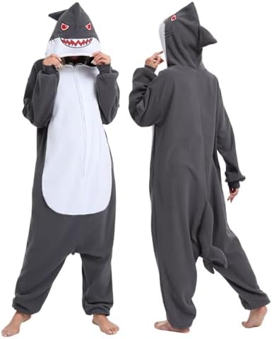 LBJR Tier Onesie Erwachsene Schlafanzug Fasching Karneval Halloween Pyjama