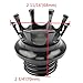 Motorcycle Fuel Gas Tank Cap Crown Style Black Oil Caps for Harley Sportster XL 1200 883 48 Softail Dyna FLST Road King