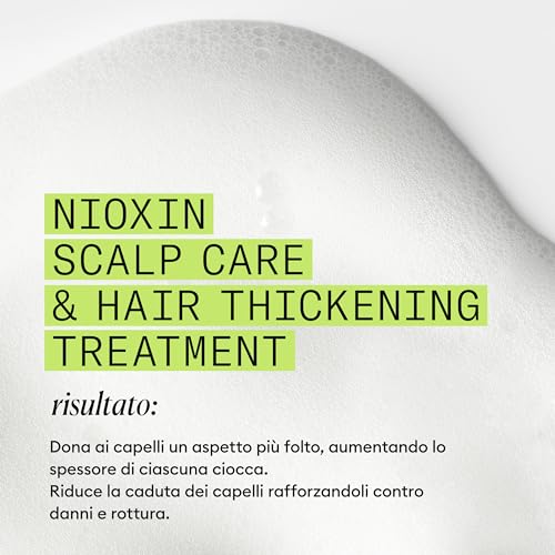 Nioxin System 2 Scalp + Hair Thickening Leave On Treatment - Siero Per Capelli Naturali Con Diradamento Avanzato - Con Niacinamide E Biotina (100Ml) - 8