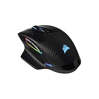 Corsair Dark Core RGB PRO SE, Mouse Gaming Wireless/Con Filo e Ricarica Wireless Qi, Sensore Ottico...