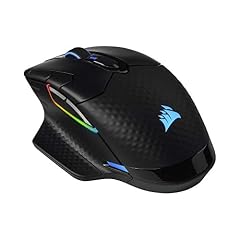 CORSAIR DARK CORE RGB PRO SE Mouse da Gioco FPS/MOBA Senza Fili con Ricarica Wireless Qi - 18.000 DPI - 8 Pulsanti Programmabili - Compatibile iCUE - PC, Mac, PS5, PS4, Xbox - Nero