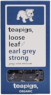 Teapigs Organic Earl Grey Strong Loose Tea Made with Whole Leaves (1 Pack of 100g)