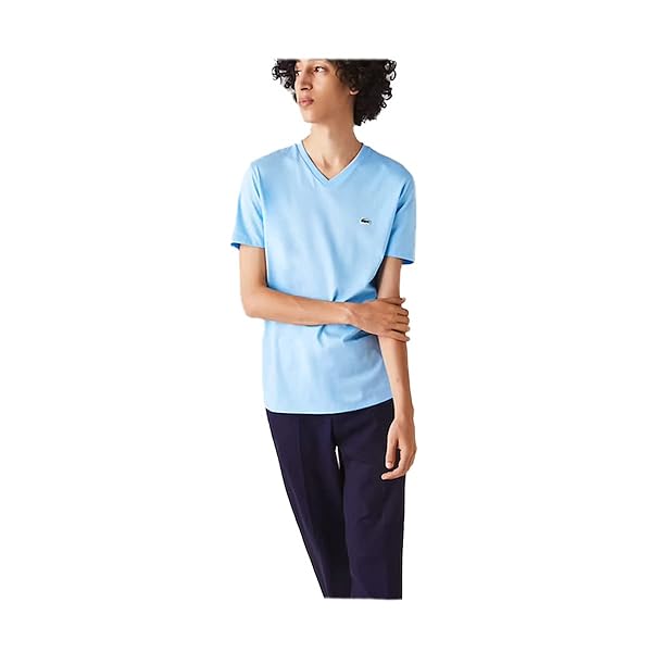 Orange V-Neck Top by Lacoste
