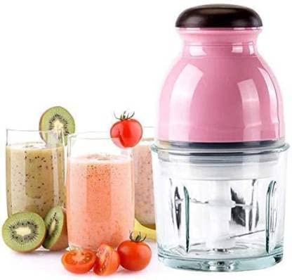 MAAUVTOR Electric Juicer 220W Food Chopper, Multipurpose Kitchen Food Processor, Meat Blenders & Grinder Capsule Cutter Quatre Crusher - 600ml