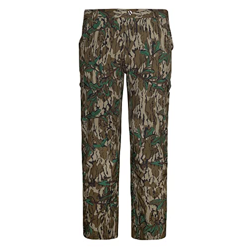 Mossy Oak Pantalones de Caza Ligeros de Camuflaje para Hombre y Hombre, Pantalones Tibbee