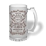 Si te preguntas ¿qué regalar el día del padre?, esta jarra de cerveza original dará en el clavo. La ilustración se realiza a una cara.