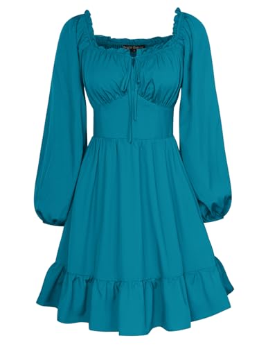 Image of Scarlet Darkness Women's Renaissance Off Shoulder Corset Mini Dress