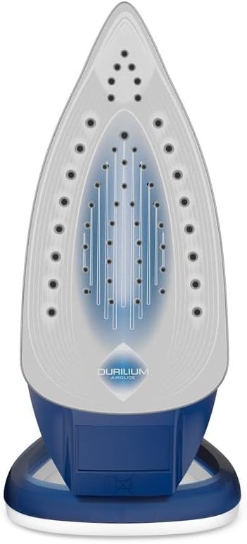 Bottom view of the Tefal Easygliss Plus FV5735E0 Steam Iron soleplate.