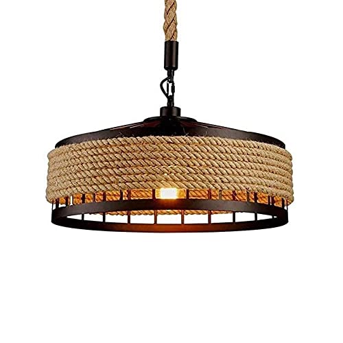 Suspension industrielle en chanvre pour illuminer votre salle à manger