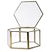 Produktbild Noblik Geometrische Klar Glas Schmuck Schatulle Schmuck Organizer Halter Tisch Platte Sukkulenten Container Hause Schmuck Lagerung