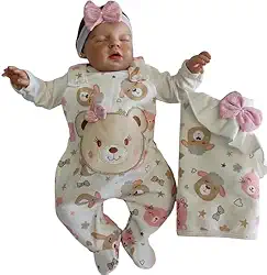 Saída de Maternidade Kids Ursinha Lola Palha