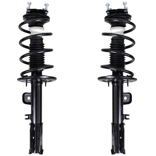 Image of Detroit Axle - 6pc FWD Front Struts Sway Bars for 2011 2012 2013 Ford Explorer, 2 Struts w /Coil Spring 4 Front and Rear Sway Bars Replacement Quick Install Ready Struts Shocks Assembly