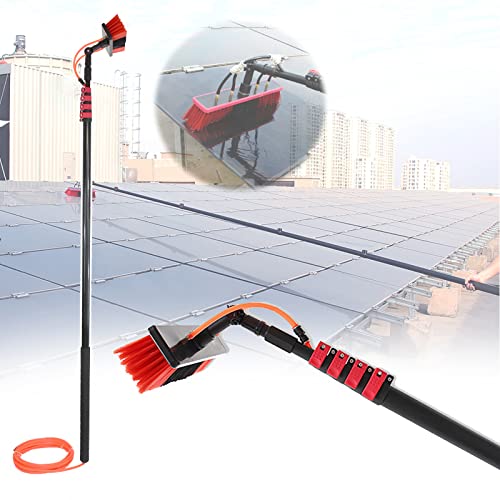 Brosse de nettoyage pour panneaux solaires télescopique extensible - 2