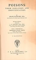 Poisons: Their Isolation and Identification B000REU41Y Book Cover