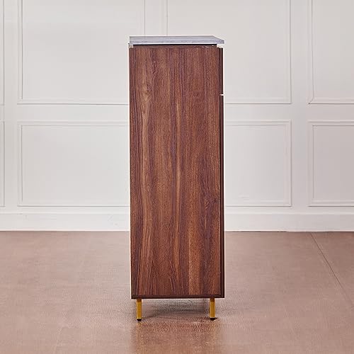 Image of Home Centre Roger 15 Pair Shoe Rack - Brown