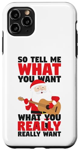 �M�^�[ Santa Tell Me What You Want ��������N���X�}�X �X�}�z�P�[�X iPhone 11 Pro Max �p