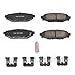 Power Stop Z23-1114 Rear Z23 Evolution Sport Carbon Fiber Infused Ceramic Brake Pads with Hardware For Subaru BRZ Crosstrek Forester Impreza Legacy Outback WRX XV Crosstrek [Application Specific]