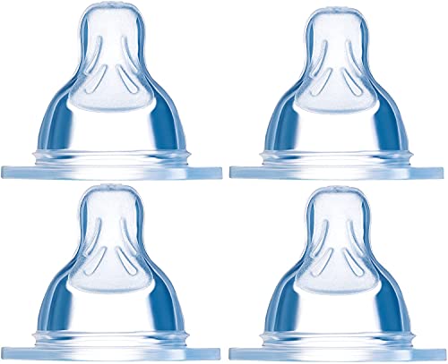 MAM Babyartikel 99964012 - Pack de 4 tetinas para biberón (medidas 1 y 2)-Instrucciones en lengua extranjera