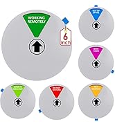Privacy Door Signs, 6 Options Office Privacy Sign, Do Not Disturb/Come in Welcome/Out of Office/W...